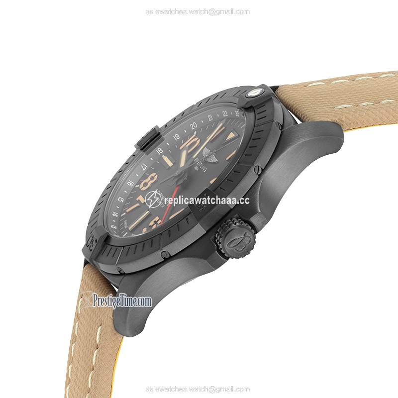 v32395101b1x1 Night Mission Breitling Avenger Automatic GMT 45 Mens Watch 1 v32395101b1x1 Night Mission Breitling Avenger Automatic GMT 45 Mens Watch 1